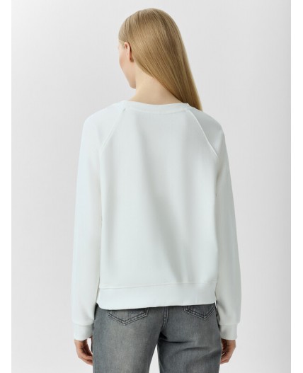 Свитшот белый +печать