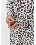 Сорочка леопардовые сердечки на молоке