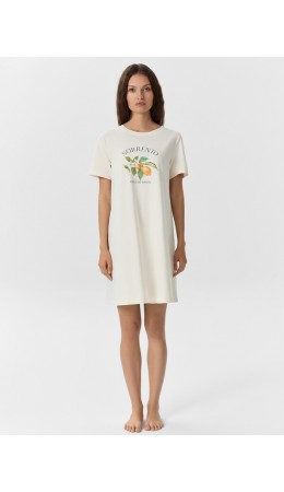 Сорочка цветочная роса +печать