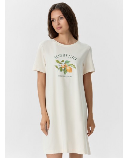 Сорочка цветочная роса +печать