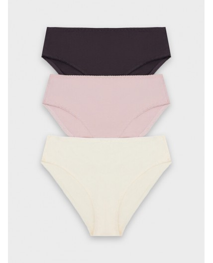 Трусы сумрачно -белый +лотос +холодный эспрессо