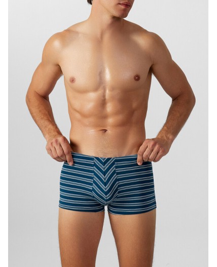 Трусы полоска на т.бирюзе +т.бирюза