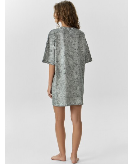 Туника серая варка +печать