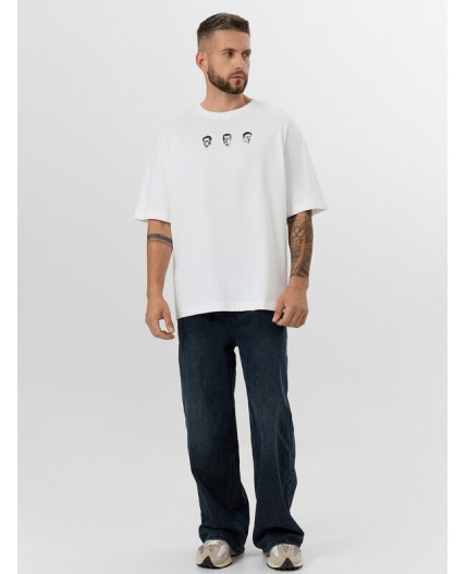 Футболка белый +печать3