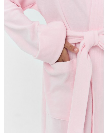 Халат розовый