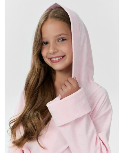 Халат розовый