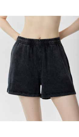 Шорты ACID WASH серый