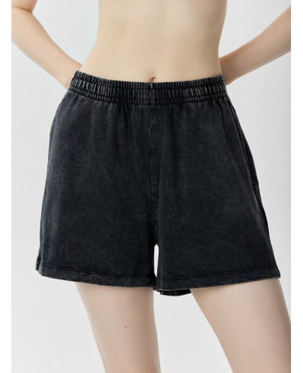 Шорты ACID WASH серый