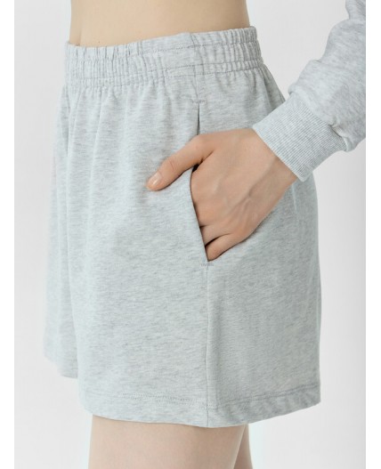 Шорты серый меланж 4306-А