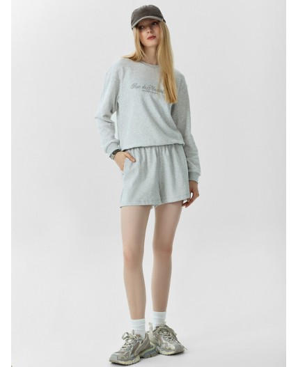 Шорты серый меланж 4306-А