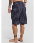 Шорты клетка на т.синем1