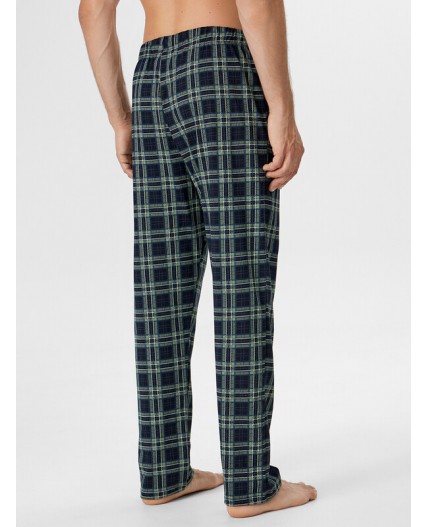 Брюки клетка на черном1