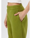 Брюки оливково -зеленый