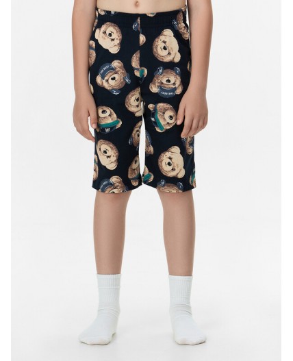 Пижама малахит +мишки на неви