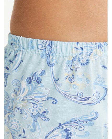 Комплект узоры на голубом