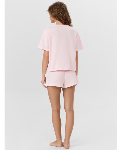 Комплект морозный розовый +печать