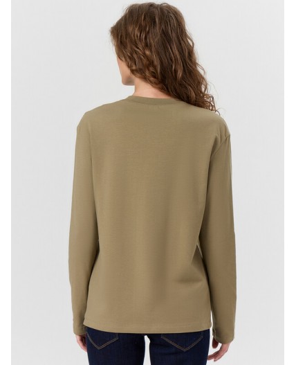 Лонгслив хаки