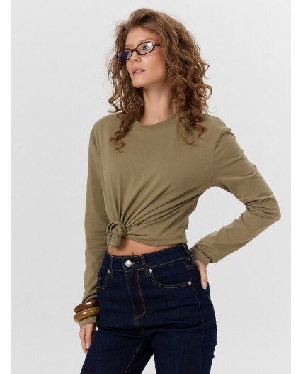 Лонгслив хаки