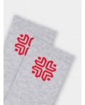 Носки св.серый меланж