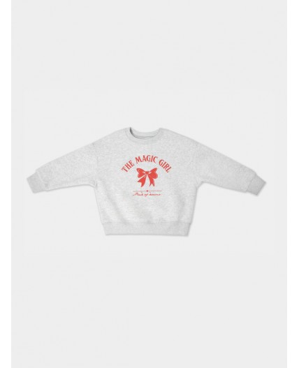 Свитшот серый меланж 4306-А +печать1