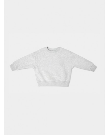 Свитшот серый меланж 4306-А +печать1