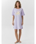 Сорочка св.лиловый +печать