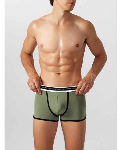 Трусы холодный хаки +черный