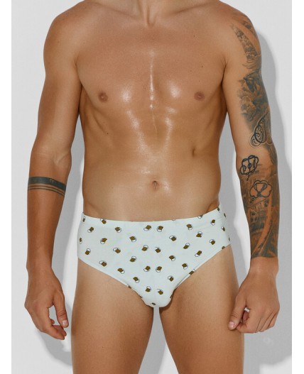 Трусы пиво на св. сером