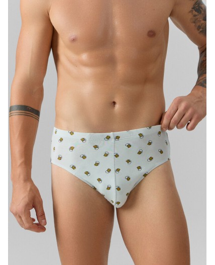 Трусы пиво на св. сером