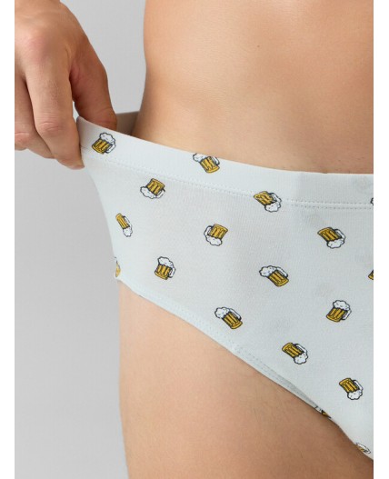 Трусы пиво на св. сером