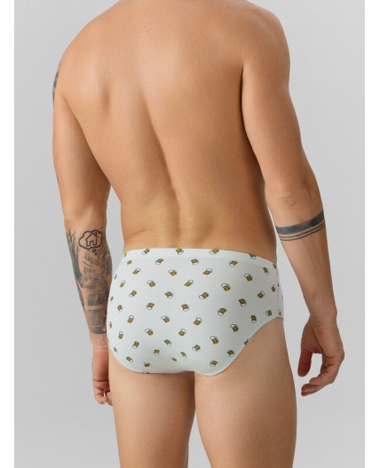 Трусы пиво на св. сером