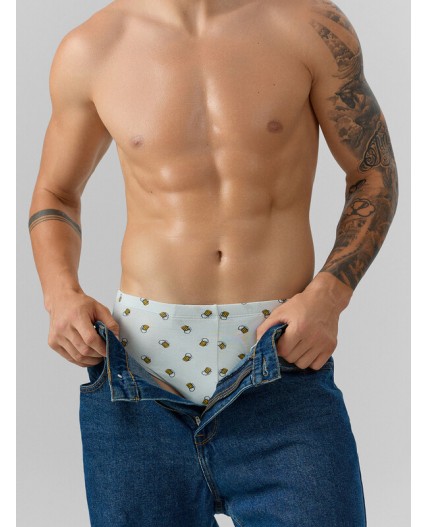 Трусы пиво на св. сером