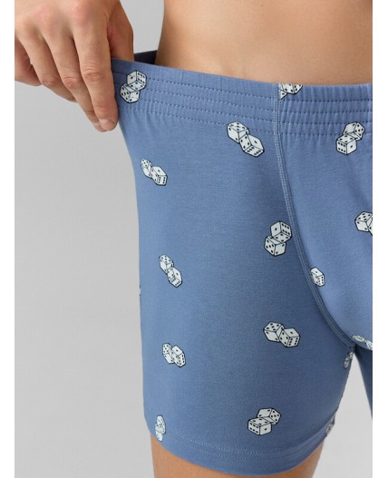 Трусы игральные кости на джинсе