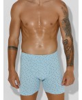 Трусы узор на серо-голубом 1