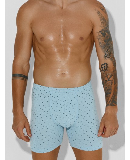 Трусы узор на серо-голубом 1