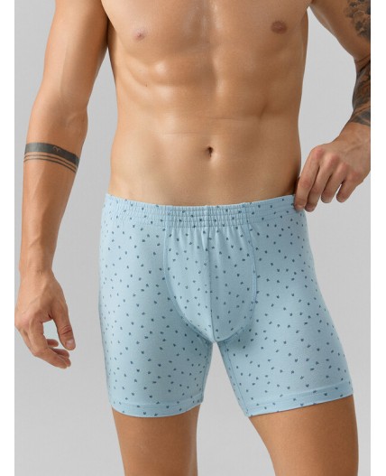 Трусы узор на серо-голубом 1