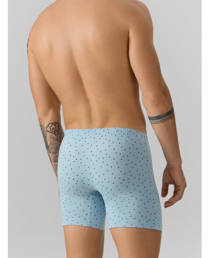 Трусы узор на серо-голубом 1