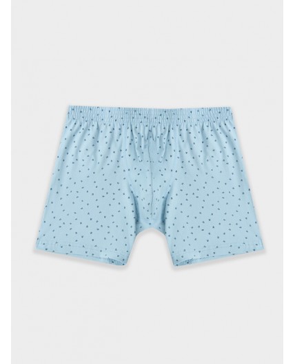 Трусы узор на серо-голубом 1