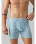 Трусы узор на серо -голубом