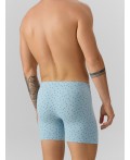 Трусы узор на серо -голубом