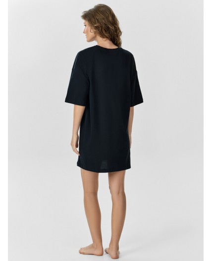 Туника черный +печать2