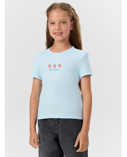 Футболка голубое небо +печать1