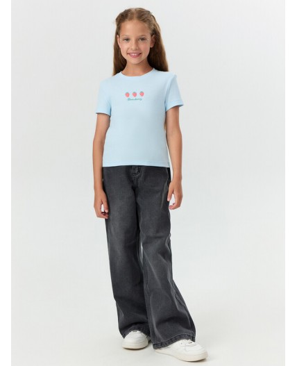 Футболка голубое небо +печать1