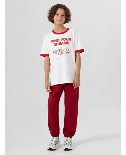 Футболка белый +печать