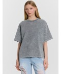 Футболка ACID WASH серый дым