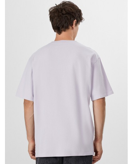 Футболка сиреневая варка +печать