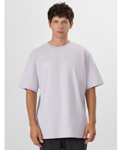 Футболка сиреневая варка +печать