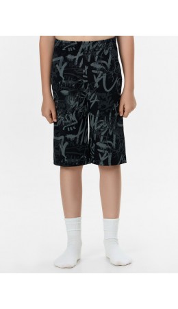 Шорты граффити на черном
