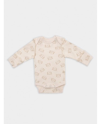 Боди тигрята на пудре +динозавры на зеленом