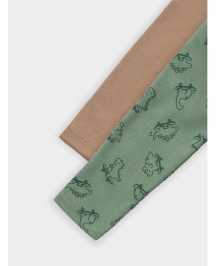 Боди динозавры на зеленом +песочный